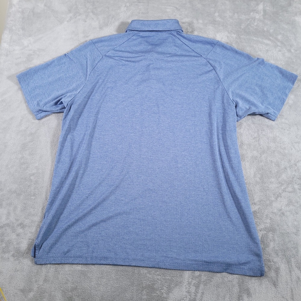 Callaway Shirt Mens 3XLT Blue Opti-Dri Polo Short Sleeve Textured Golf Stretch - Picture 8 of 8